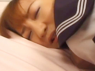 Sexy Nippon teen fucks hard in her Tokyo school uniform