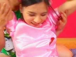 Sexy Nippon teenie Maya Sakamoto getting fucked by two XXX asscocks