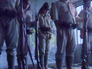 Asian soldiers get gangbanged by horny nippon lady in XXX Tokyo thriller