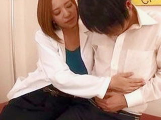 Nippon Doc's Horny Touch Turns Shy Boy's Titties into XXX TOkyo Thai Fuck Fest