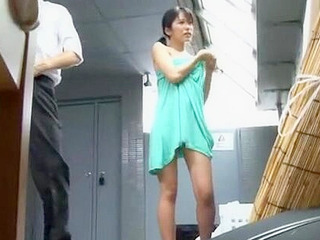 Supervisor Causes Surprise Rough Fuck Session with JAV Cleaning Lady in 'Caught in the Act!'